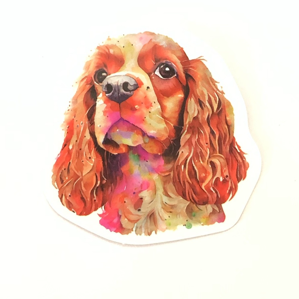 Spaniel Vinyl Sticker - Picture 1 of 2